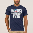 Search for worst president ever tshirts Republican