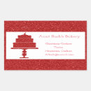 Search for cake baking stickers Red