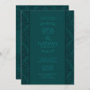 Recherche de damassé turquoise mariage invitations Classe