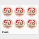 Search for minimalist dog stickers Merry christmas