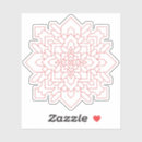 Recherche de motif symétrique autocollants Mandala