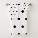 Search for black and white polka dot bath towels Dots