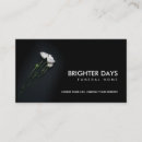 Search for funeral home business cards Memorial