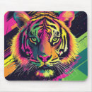 Search for wild color mousepads Tiger