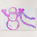 Recherche de bonhommes de neige puzzles Hiver