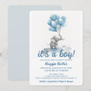Search for baloons invitations Blue