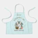 Search for easter bunny aprons Whimsical
