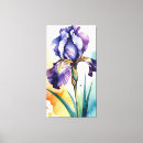 Search for iris flowers canvas prints Purple