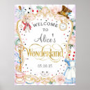 Search for tea welcome party signs Alice in wonderland