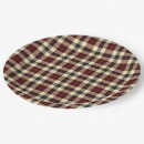 Recherche de tartan assiettes en papier Motif