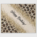 Search for gold leopard print wrapping paper Animal