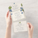 Search for blueberry wedding invitations Blueberries
