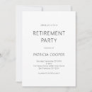 Search for male retirement invitations Black and white