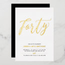 Search for gold lettering invitations Minimal