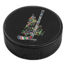 Search for christmas hockey pucks Santa