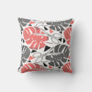 Search for tropical print pillows Monstera