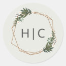 Search for modern geometric wedding stickers Simple