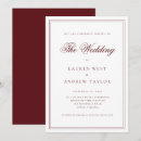 Search for bordeaux wedding invitations Elegant