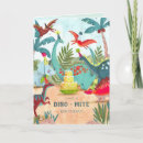Search for dinosaur kids cards Prehistoric jungle