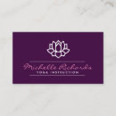 Search for purple lotus business cards Meditation