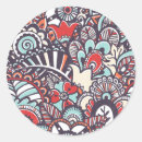 Search for paisley pattern stickers Blue
