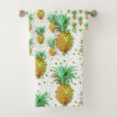 Search for pineapple bath towels Tropical