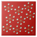 Recherche de flocons de neige carreaux Rétro