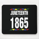 Search for 1865 mousepads Juneteenth celebration