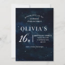 Search for starry night sweet 16 invitations Galaxy
