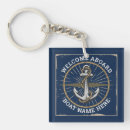 Search for anchor design keychains Boating birthday