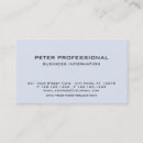 Search for light blue business cards Elegant
