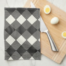 Search for black and white tea towels Plaid