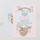 Search for sloth party invitations Girly
