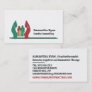 Recherche de psychothérapeute cartes visite Thérapie