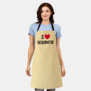 Search for red love heart aprons Modern