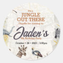 Search for zebra print thank you stickers Jungle