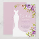 Search for gown bridal shower invitations Floral