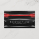 Search for black and red auto business cards Customer