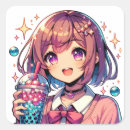 Search for bubble tea stickers Anime