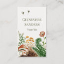 Search for mushroom business cards Botanical