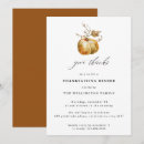 Recherche de donner merci invitations Citrouille