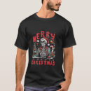 Search for merry christmas mens tshirts Skull