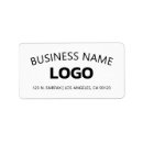 Search for curved return address labels Simple