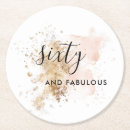 Search for 60th birthday coasters Elegant