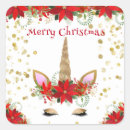 Search for red unicorn stickers Watercolor