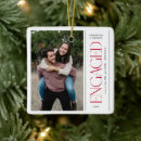 Search for engagement ornaments Black and white