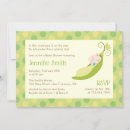 Search for peas invitations Pea in a pod
