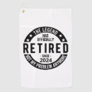 Search for funny golf towels Retired