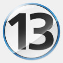 Recherche de numéro 13 autocollants 13e