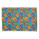 Search for bright orange pillowcases Flowers